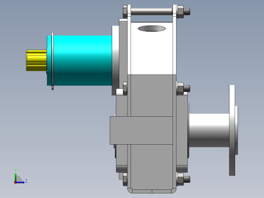 新型行走车轮架组装-新型遥控全地形八轮驱动运输车2左视缩略图