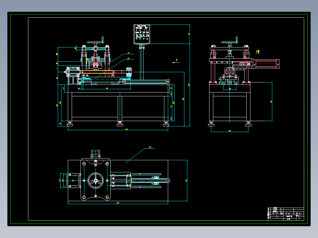 JX778-储油缸筒滚字机设计