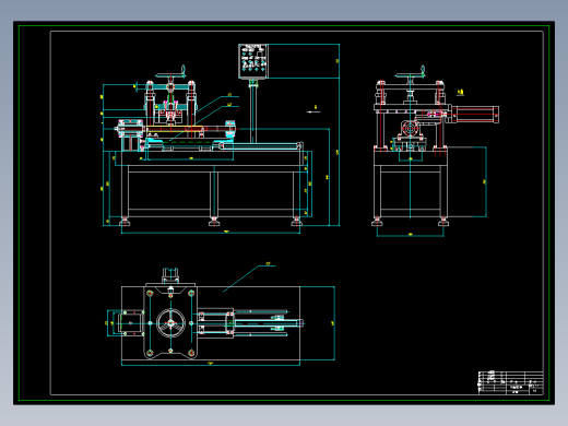 JX778-储油缸筒滚字机设计