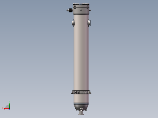 氨合成塔外壳SD图纸后视缩略图