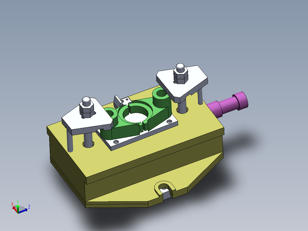 831007拨叉加工工艺及中间铣断夹具设计【含三维SW】