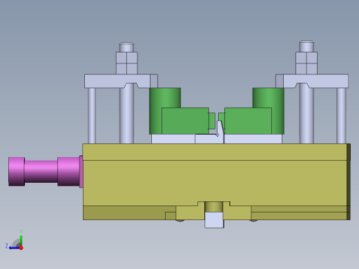 831007拨叉加工工艺及中间铣断夹具设计【含三维SW】右视缩略图