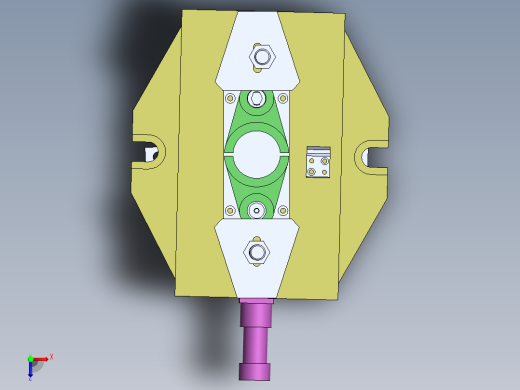 831007拨叉加工工艺及中间铣断夹具设计【含三维SW】俯视缩略图