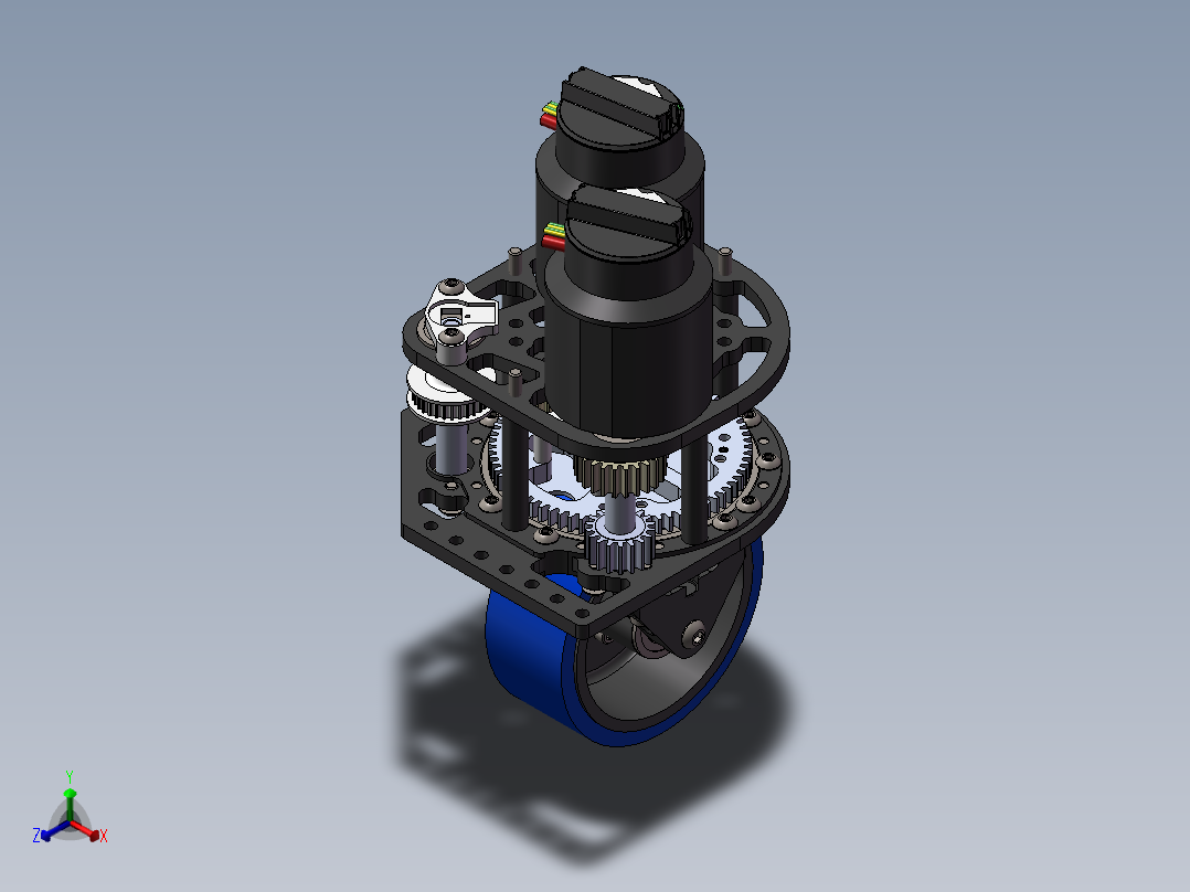 转向轮（电驱动）设计模型766903==VIP