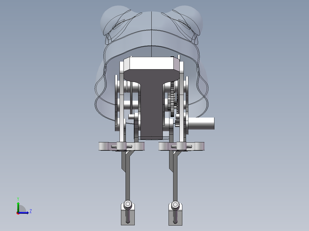 sw仿生青蛙左视图