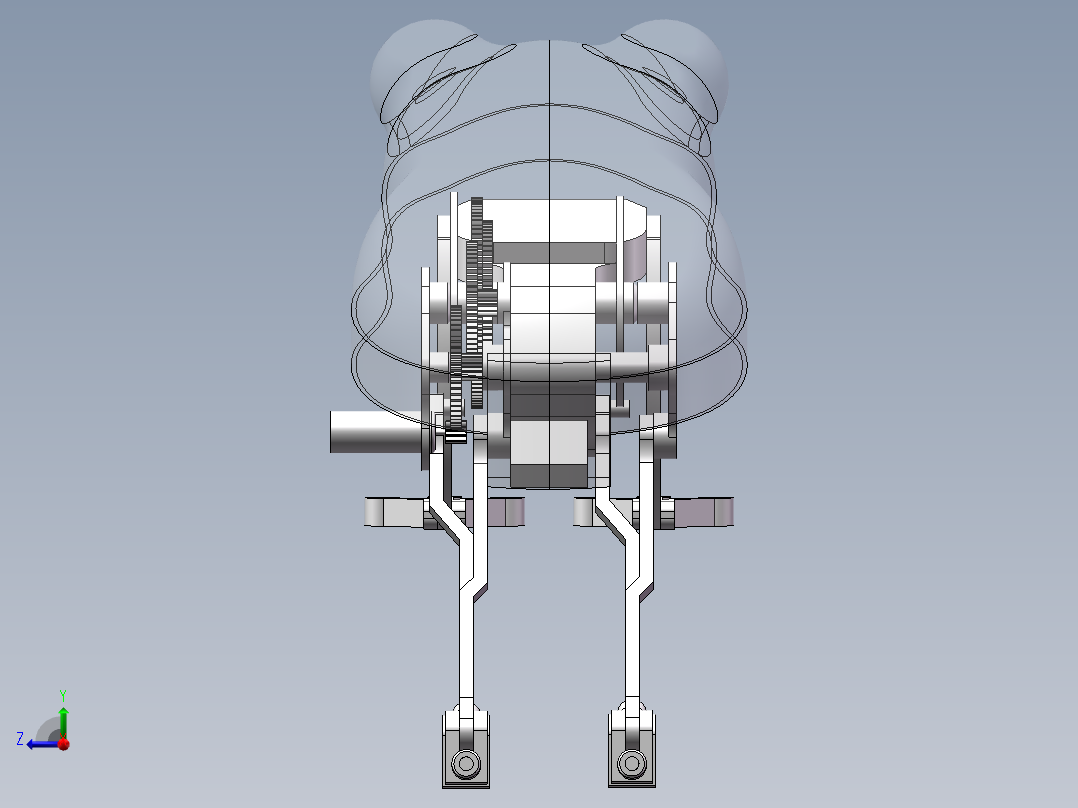sw仿生青蛙右视图