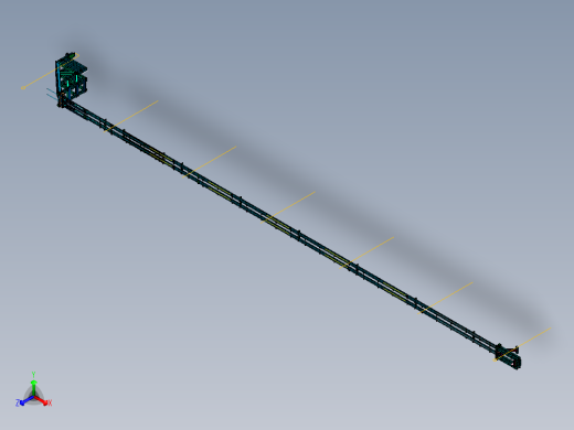 张力桁架3D数模图纸 附工程图