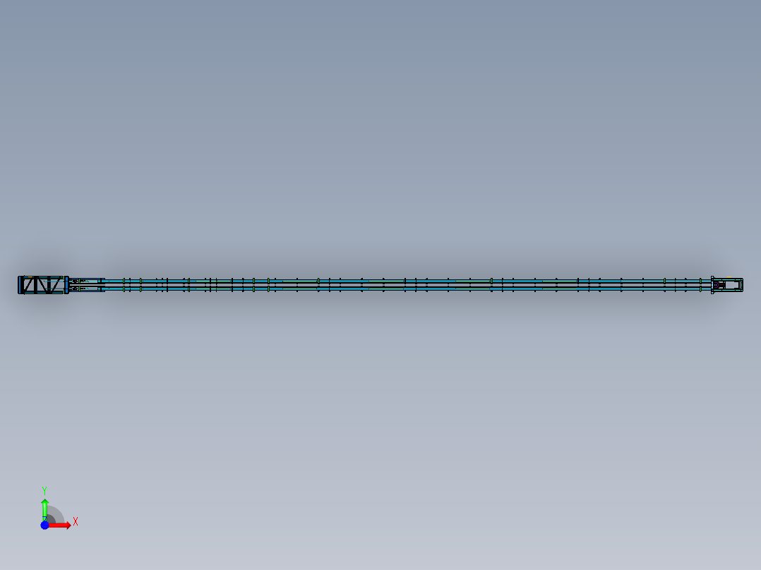 张力桁架3D数模图纸 附工程图前视图