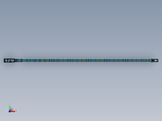 张力桁架3D数模图纸 附工程图前视缩略图