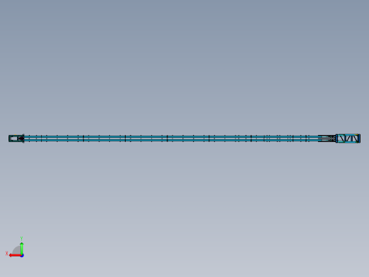 张力桁架3D数模图纸 附工程图右视缩略图