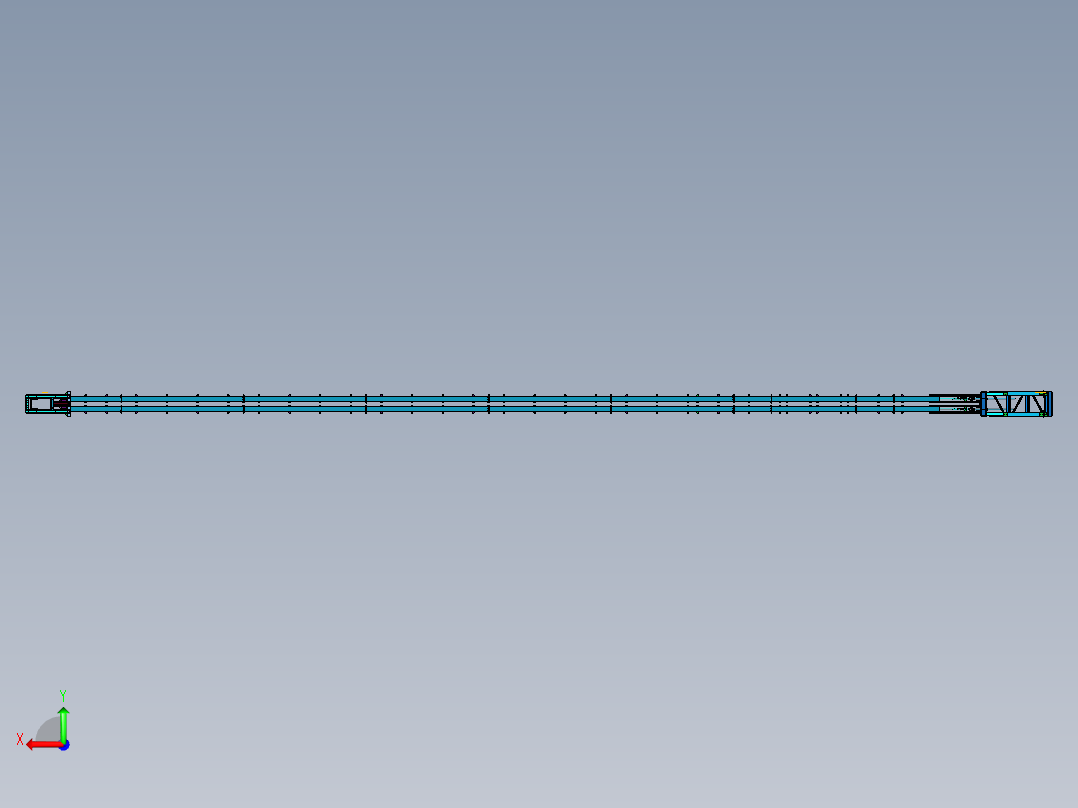张力桁架3D数模图纸 附工程图正等轴测图