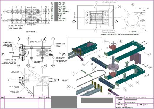 张力桁架3D数模图纸 附工程图缩略图