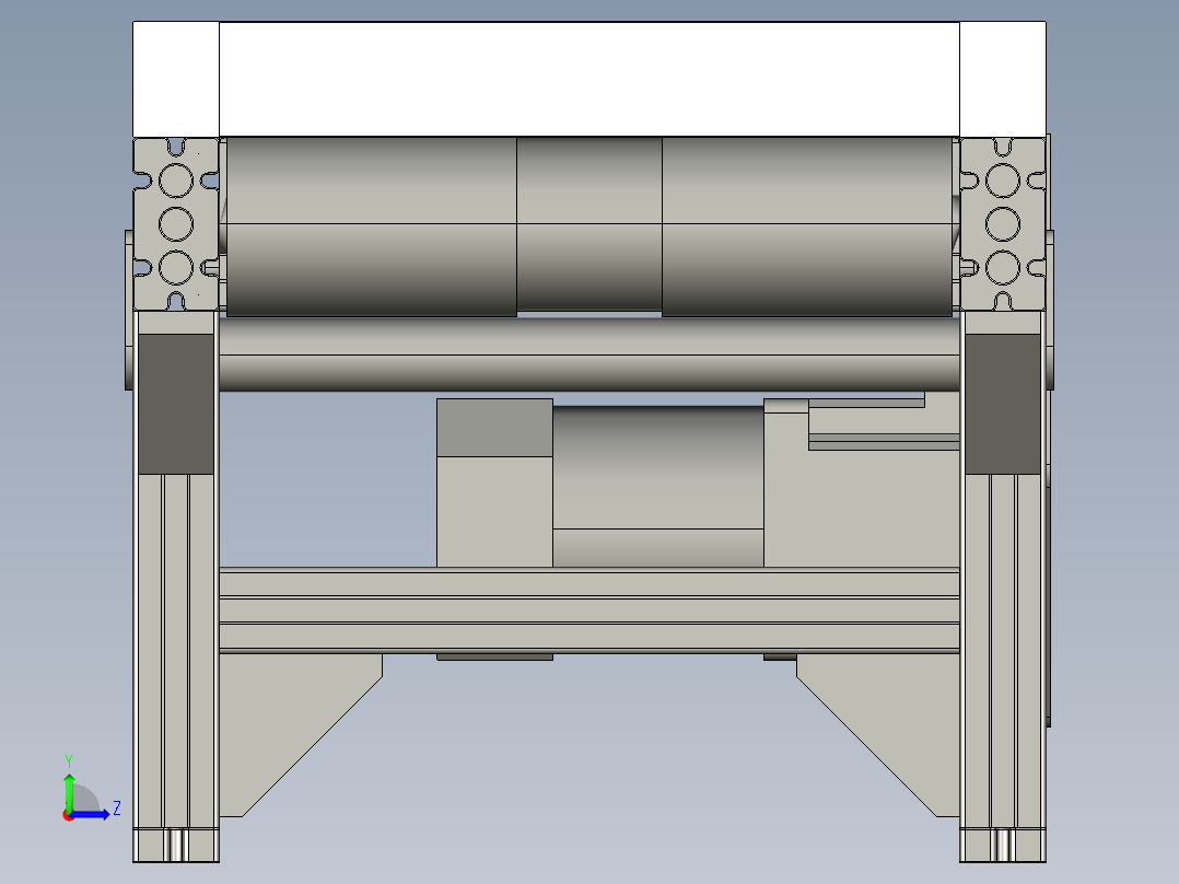 双列皮带线左视图
