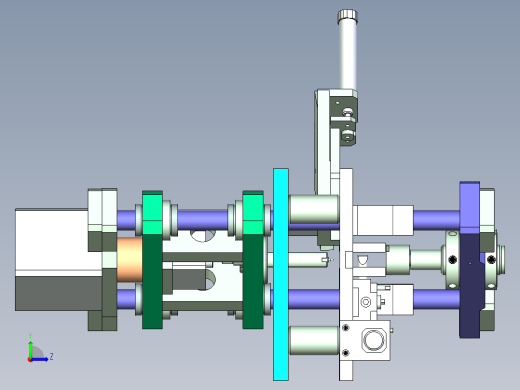 壳帽在线压入设备设计左视缩略图