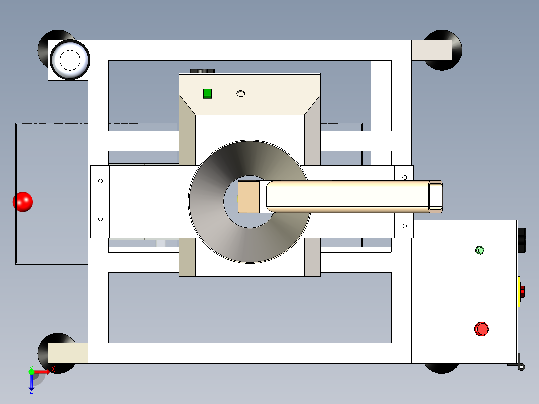 B3003477-金属探测器 ( GFMD - 100 )俯视图