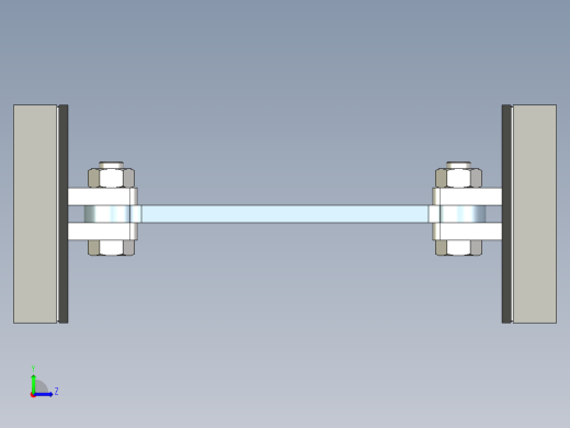 钢拉杆左视缩略图