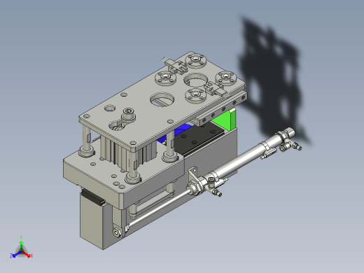 吸附移栽机构三维
