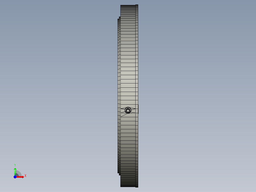 SolidWorks齿轮组前视图