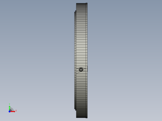 SolidWorks齿轮组前视缩略图