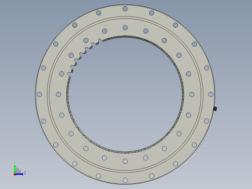SolidWorks齿轮组左视缩略图