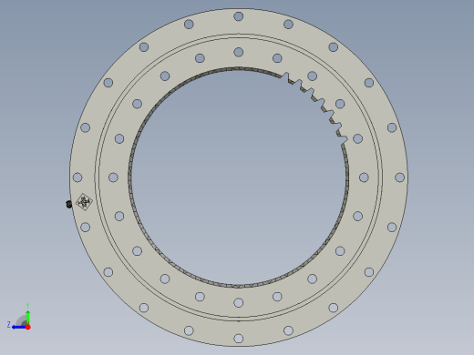 SolidWorks齿轮组右视缩略图