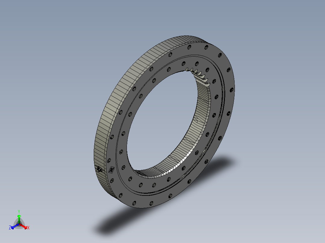 SolidWorks齿轮组正等轴测图