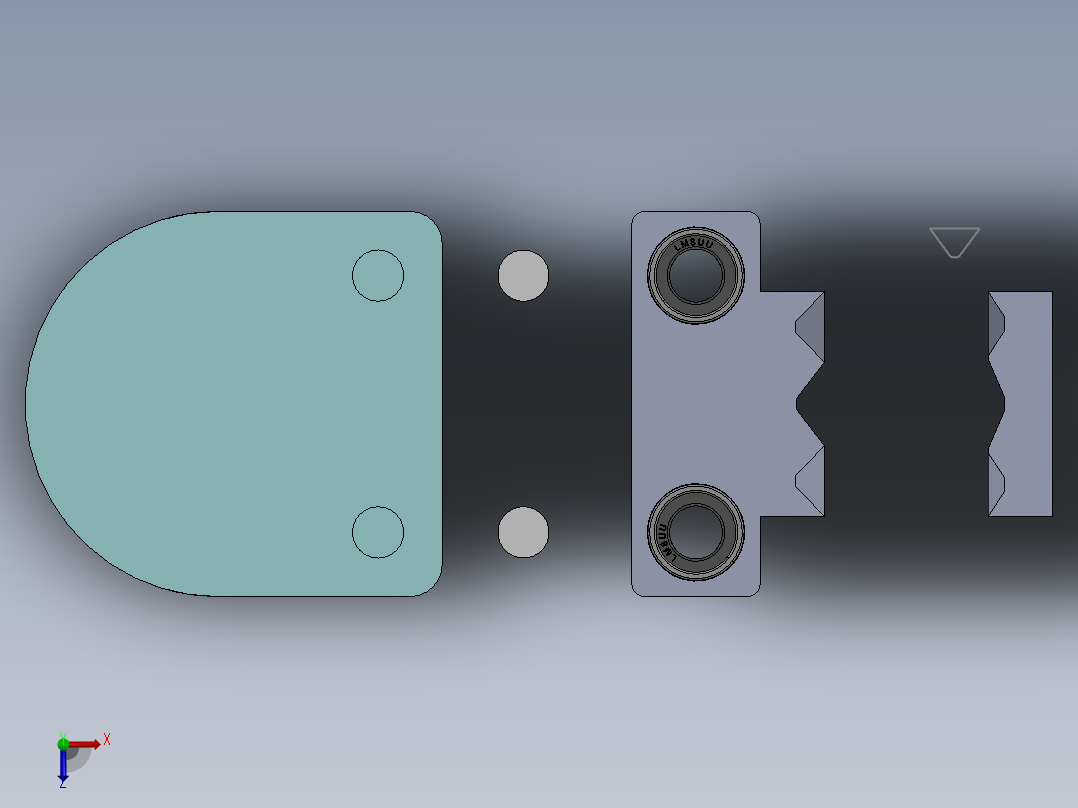 CNC-3018智能笔夹绘图笔夹15俯视图