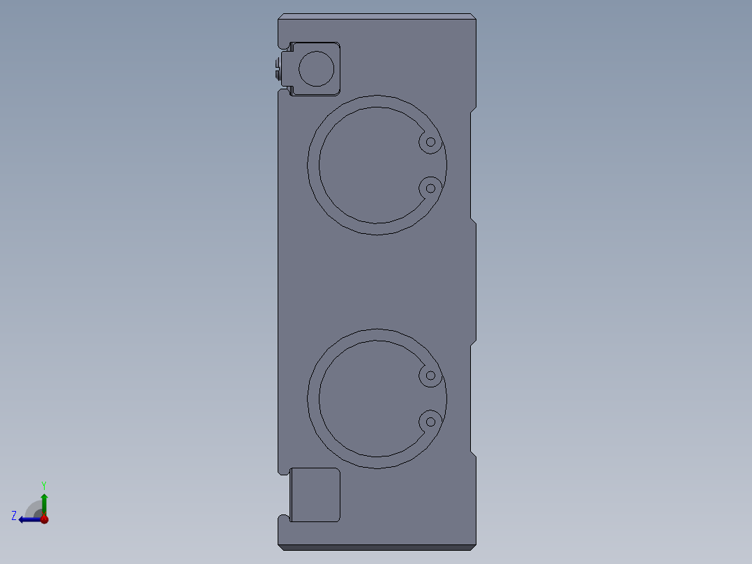 气缸TR-10x50-S-GP-1右视图