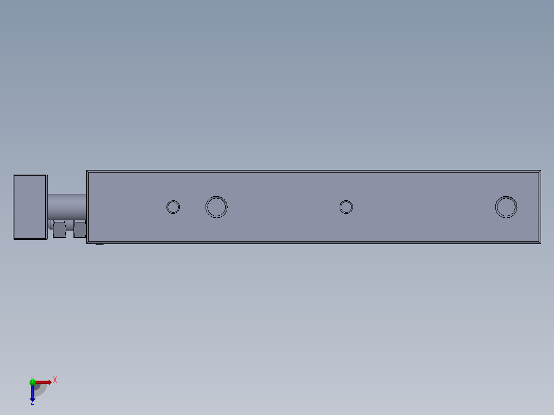 气缸TR-10x50-S-GP-1俯视图