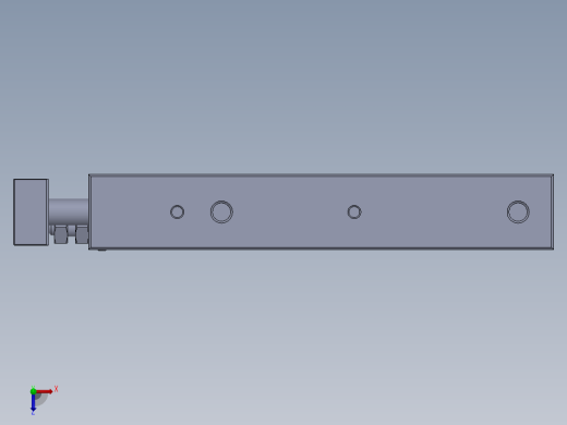气缸TR-10x50-S-GP-1俯视缩略图