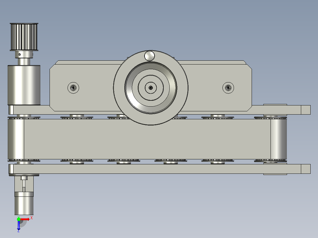 牵引机装配11俯视图