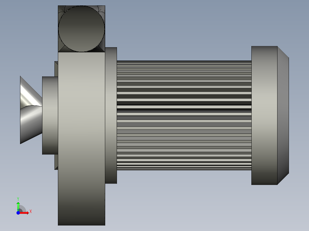 鼓风机MF9055前视图