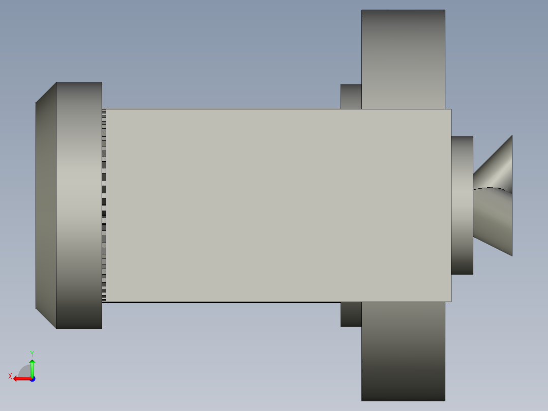 鼓风机MF9055后视图