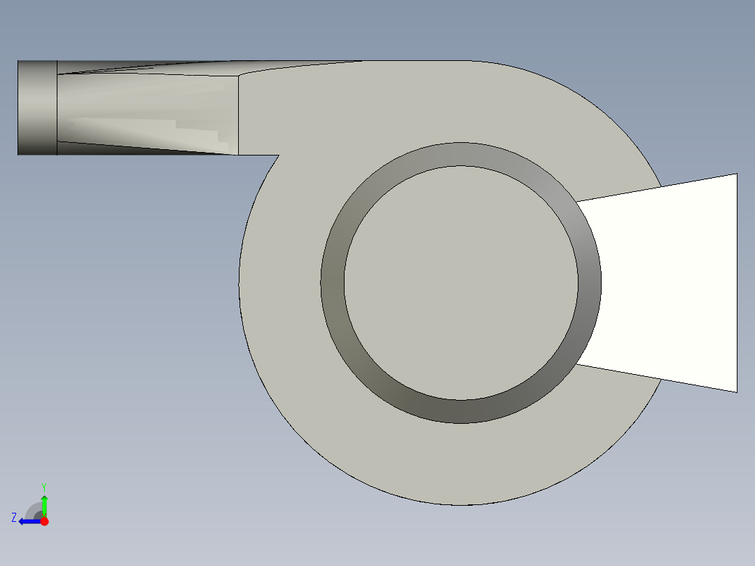 鼓风机MF9055右视图
