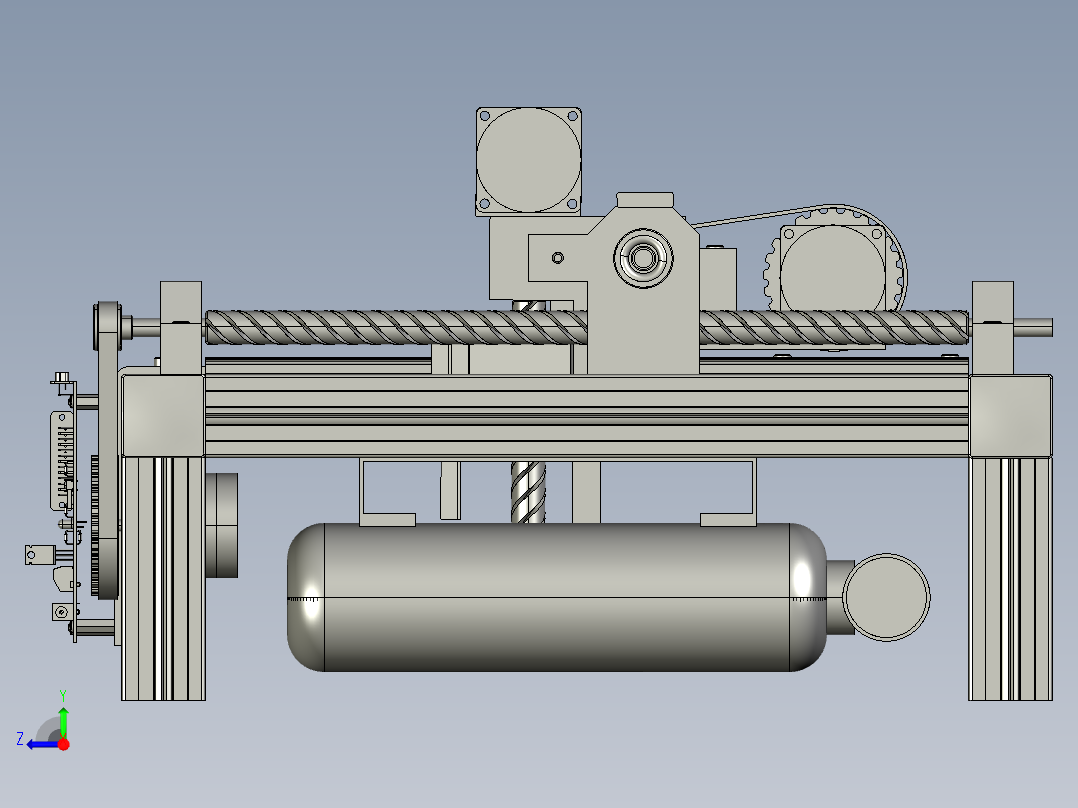 伺服系统控制平台右视图