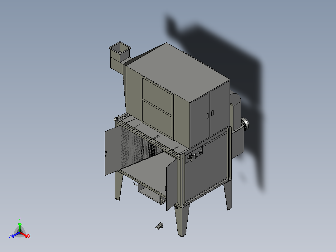 植绒衣架表面静电喷胶装置