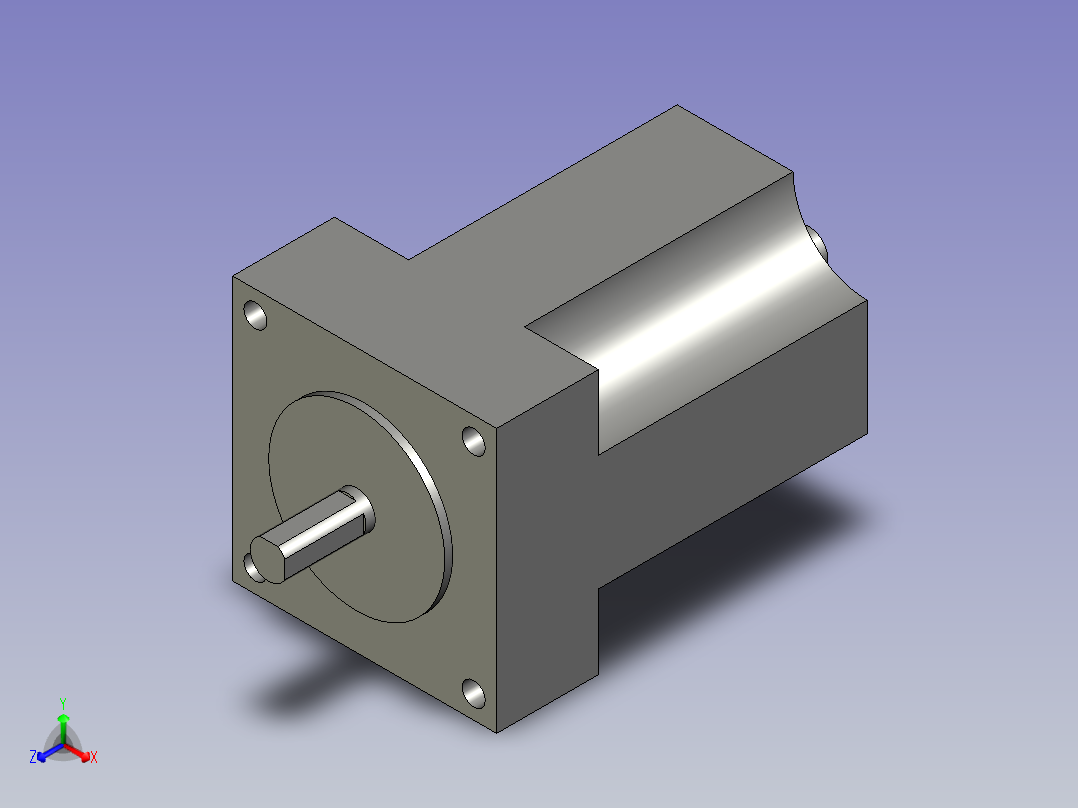 57步进电机-原点内置--TA21主视图