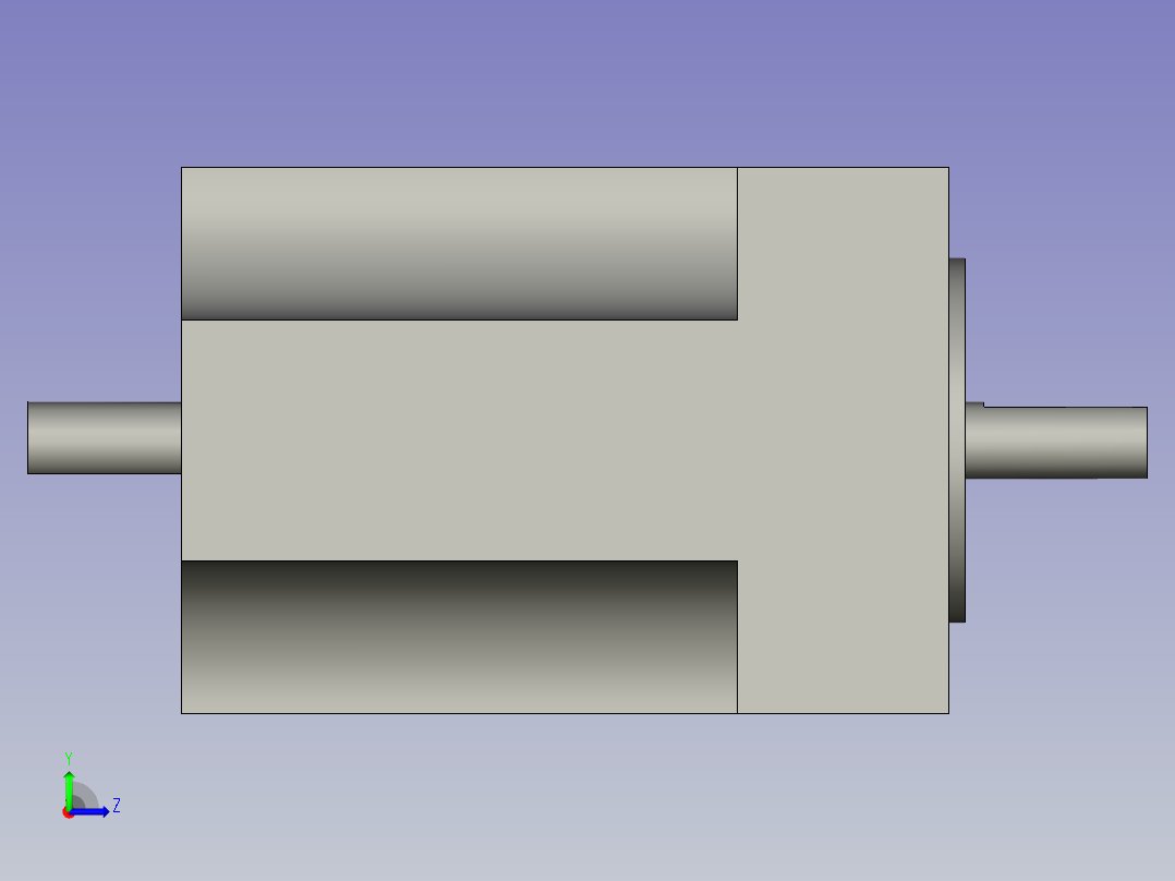 57步进电机-原点内置--TA21左视图