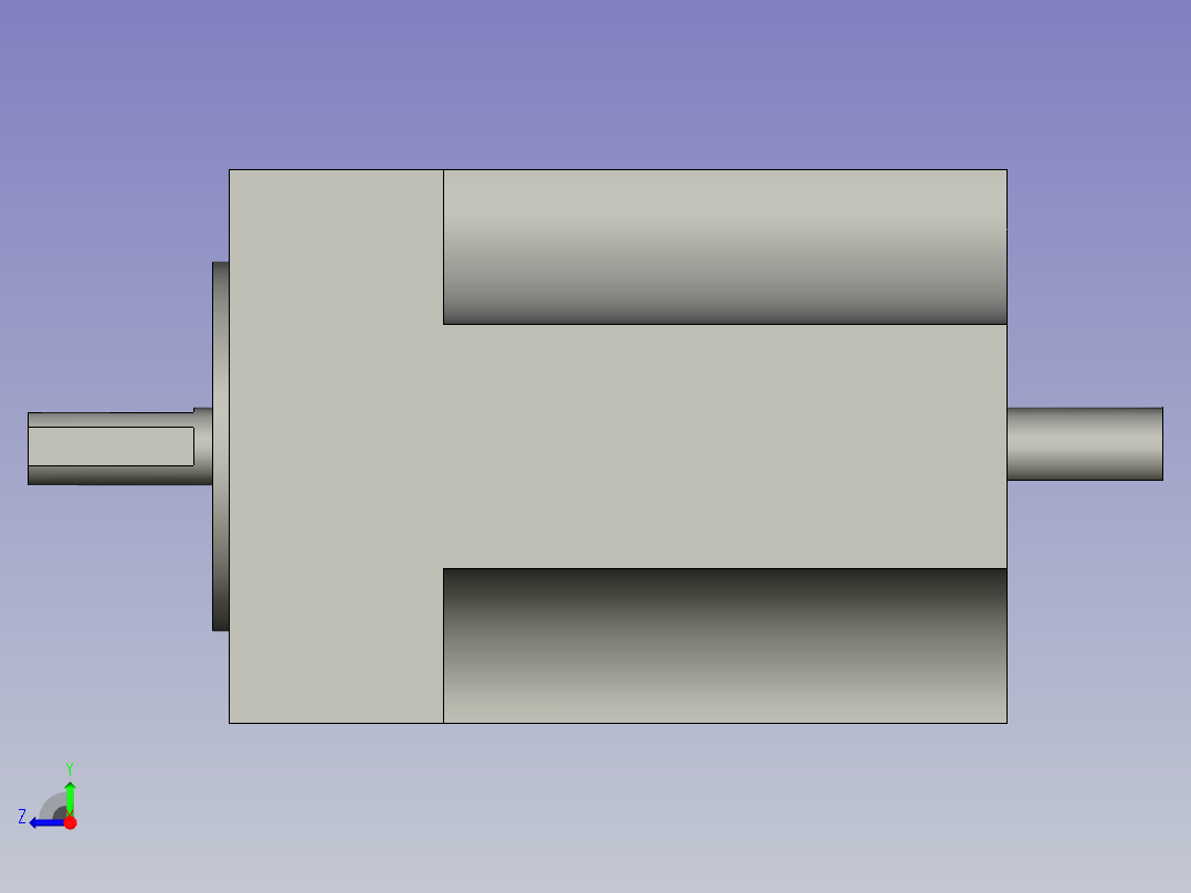 57步进电机-原点内置--TA21右视图