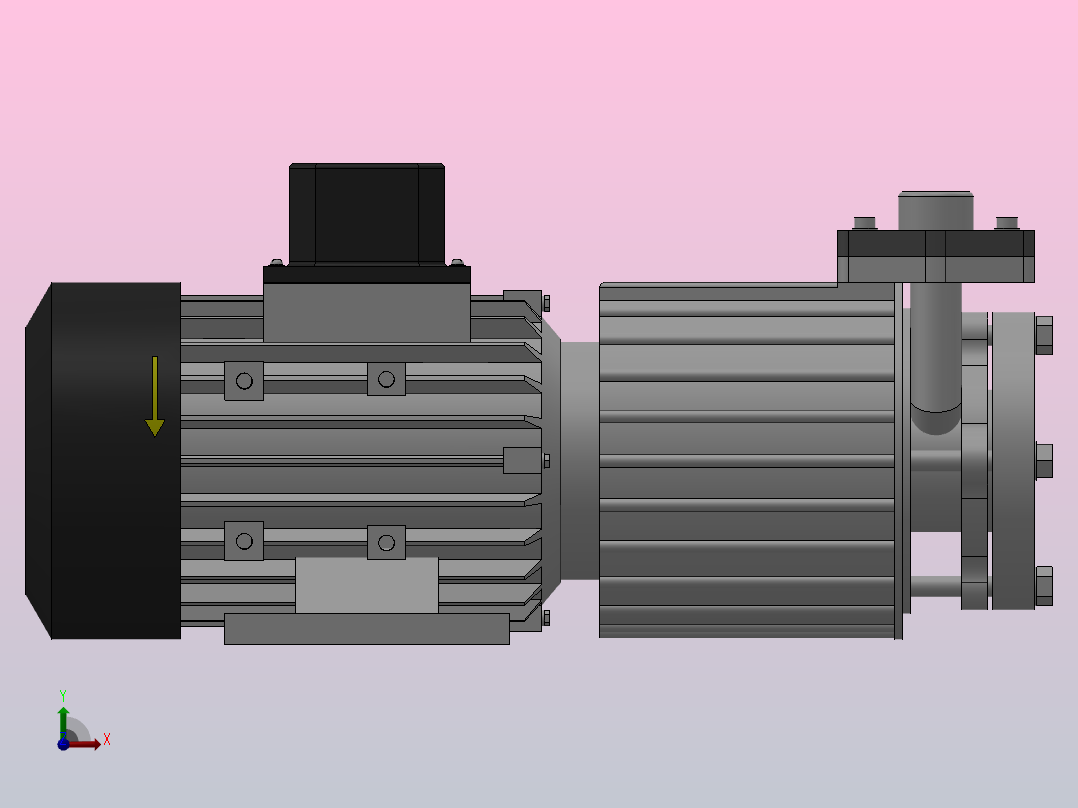MDW系列高温磁力泵[MDW-15]前视图