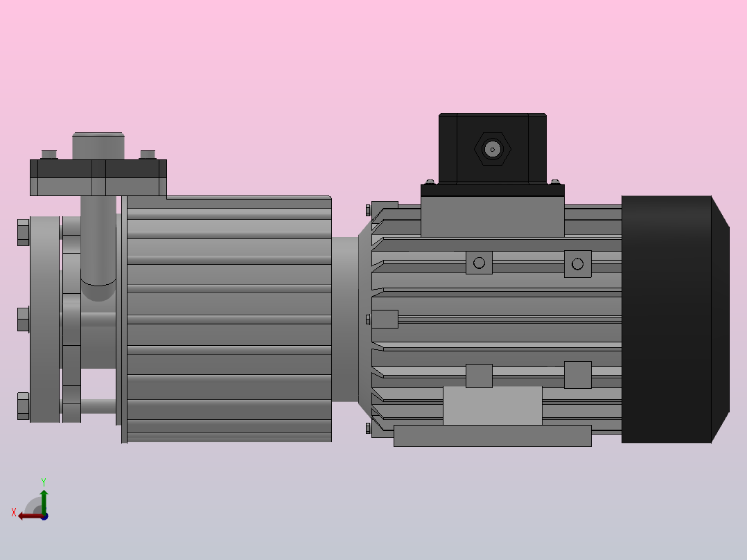 MDW系列高温磁力泵[MDW-15]后视图