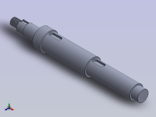 传动轴正等轴测缩略图