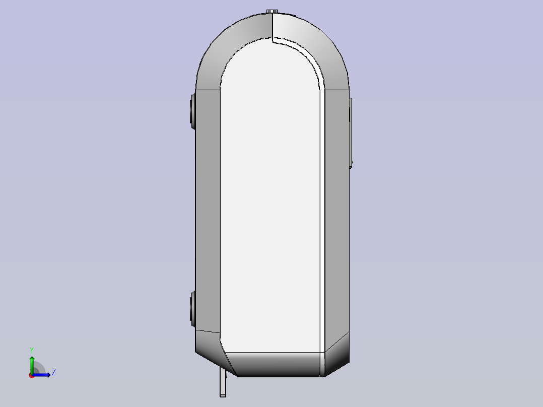 医疗检测用的POCT仪器左视图