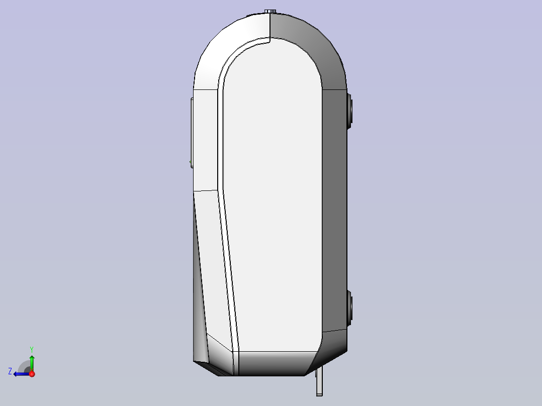 医疗检测用的POCT仪器右视图