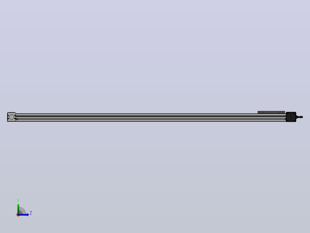 同步带滑台FEBTCH-60-RF-D-BELT-PT左视图