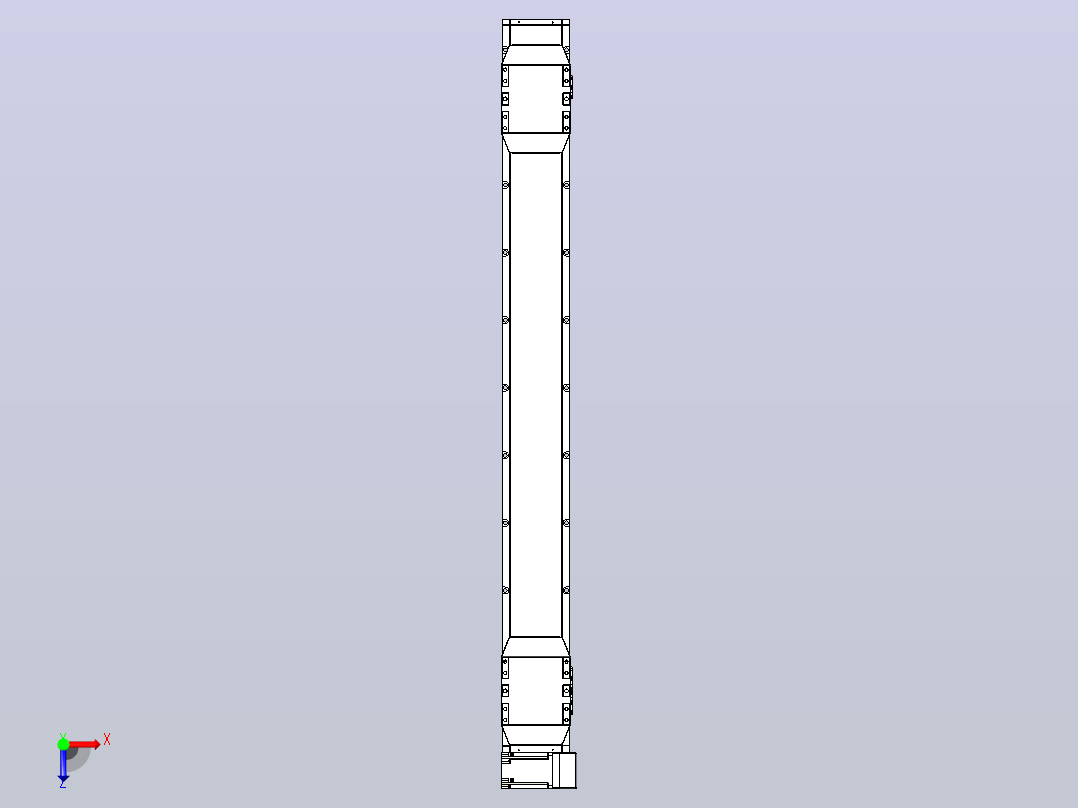 皮带直线轴双滑块型TPA-GCBS-150-P80-L525-RU-M75-N3俯视图