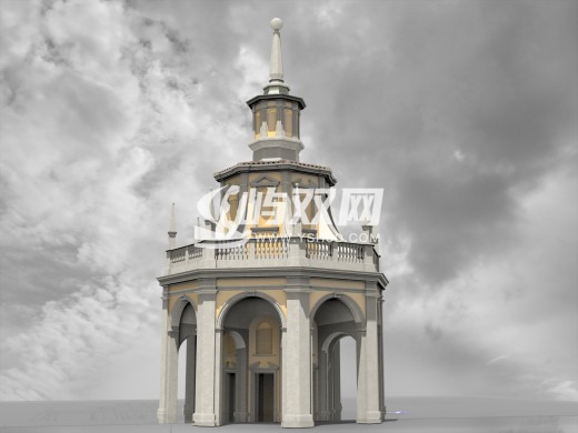 八角巴洛克建筑缩略图