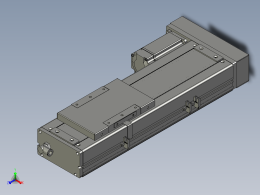 创锋精工电动滑台CFF14-200-BL-P400W正等轴测缩略图