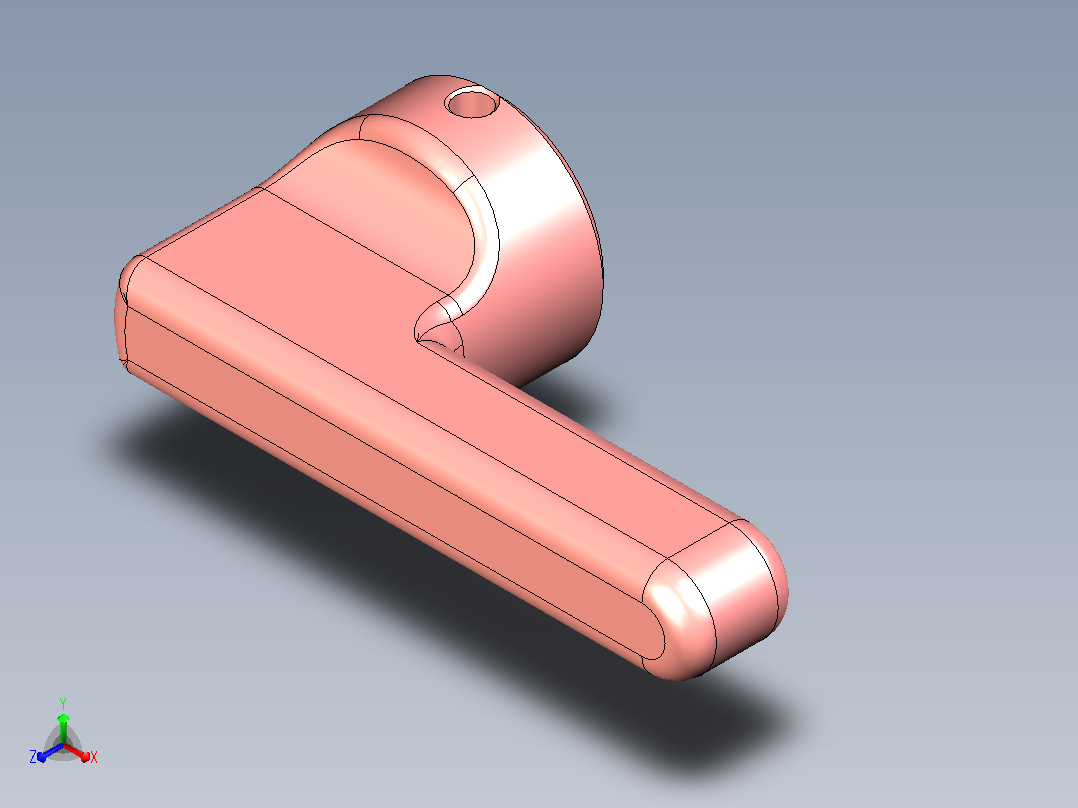 电气面板电源开关主视图
