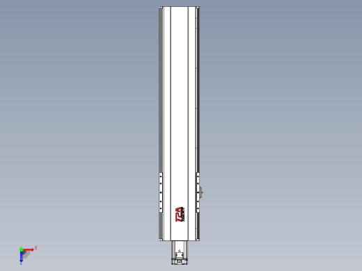 日规模组半封闭丝杆TPA-HNR-202D-2510C-L750-M-Y-P75-N3俯视缩略图